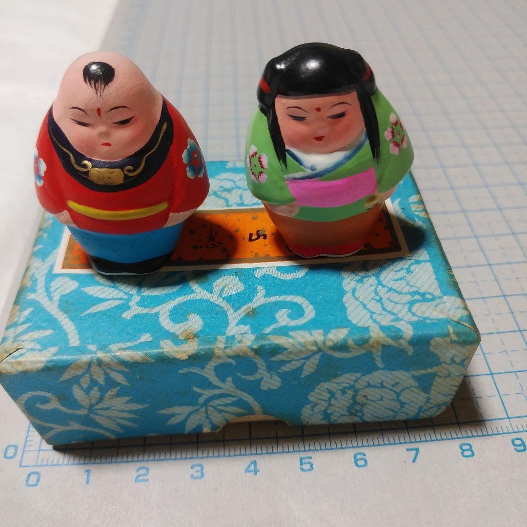 Amazon.co.jp: 中国恵山泥人：小さな人形の置物（縁起物） : ホーム