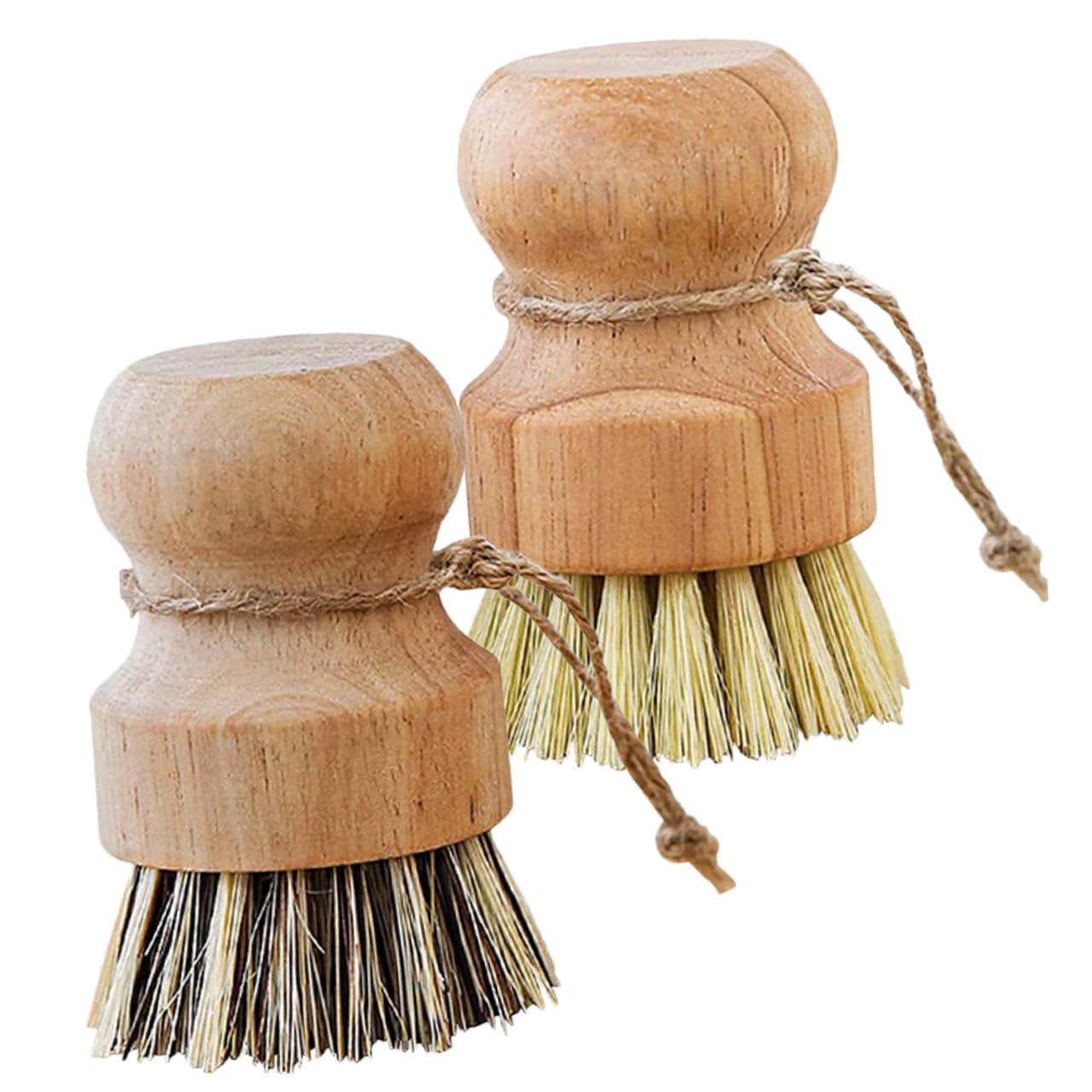 Amosfun 5 Juegos Juego De Cepillos para Platos De Cocina Cepillo para Platos Cacerola Dish Brush Cepillos Limpiar Azulejos Fregar Cepillo para Lavar con Mango De Madera 4 Uds * 5