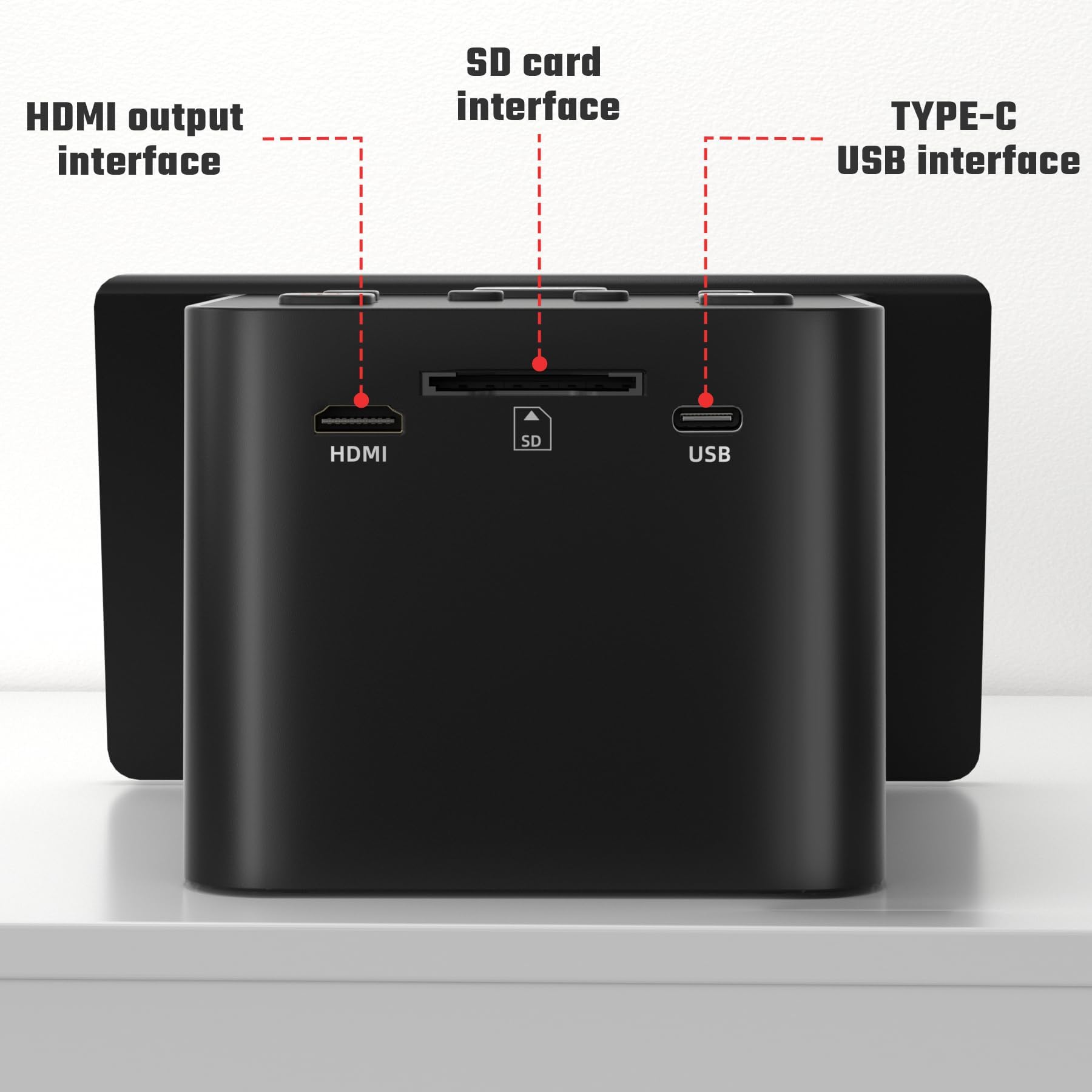 Scanner numérique de film et de diapositives avec grand écran LCD de 5 pouces, scanner de diapositives pour numériser scanner négatif, convertit 135, 126 KPK, 110 négatifs et super 8 films en 22 MP