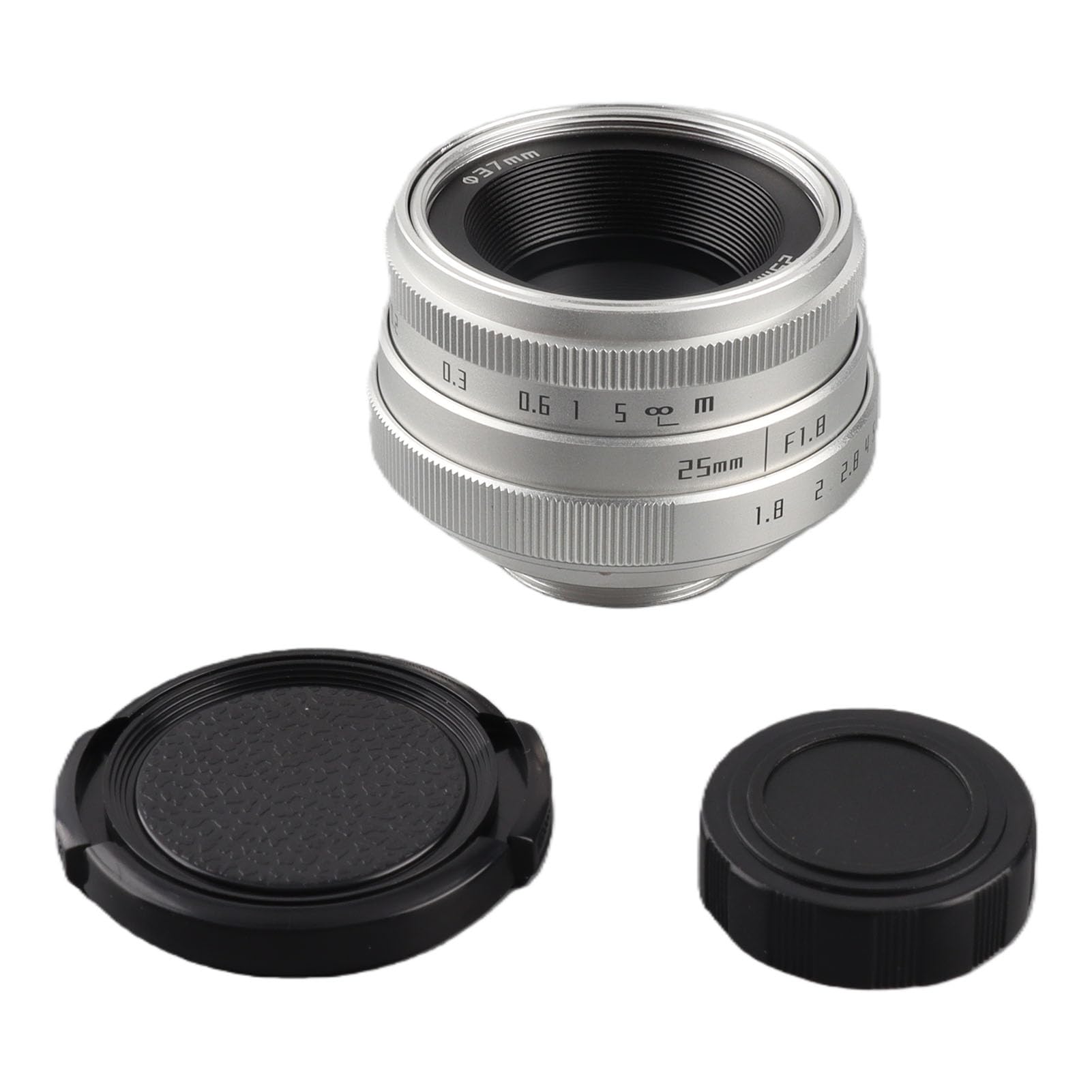 Amazon | 25mm F1.8 ミニ CCTV C マウント 広角レンズ ミラーレス