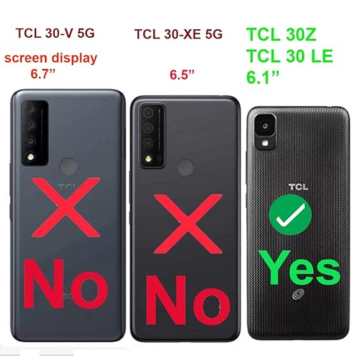 Phone Case Compatible For Tcl 30-Z (T602Dl) / Verizon Tcl 30Le Screen Protector With Shock Absorbing Ring Cover (Robotic Black +Tempered Glass) #TOP1