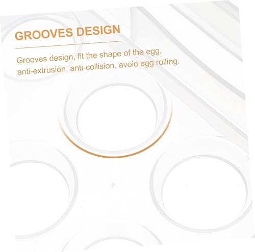 Miniatura 4 de 1 compartimento apilable para huevos, nevera, organizador de huevos, soporte para huevos frescos, almacenamiento en refrigerador y diseño de ahorro