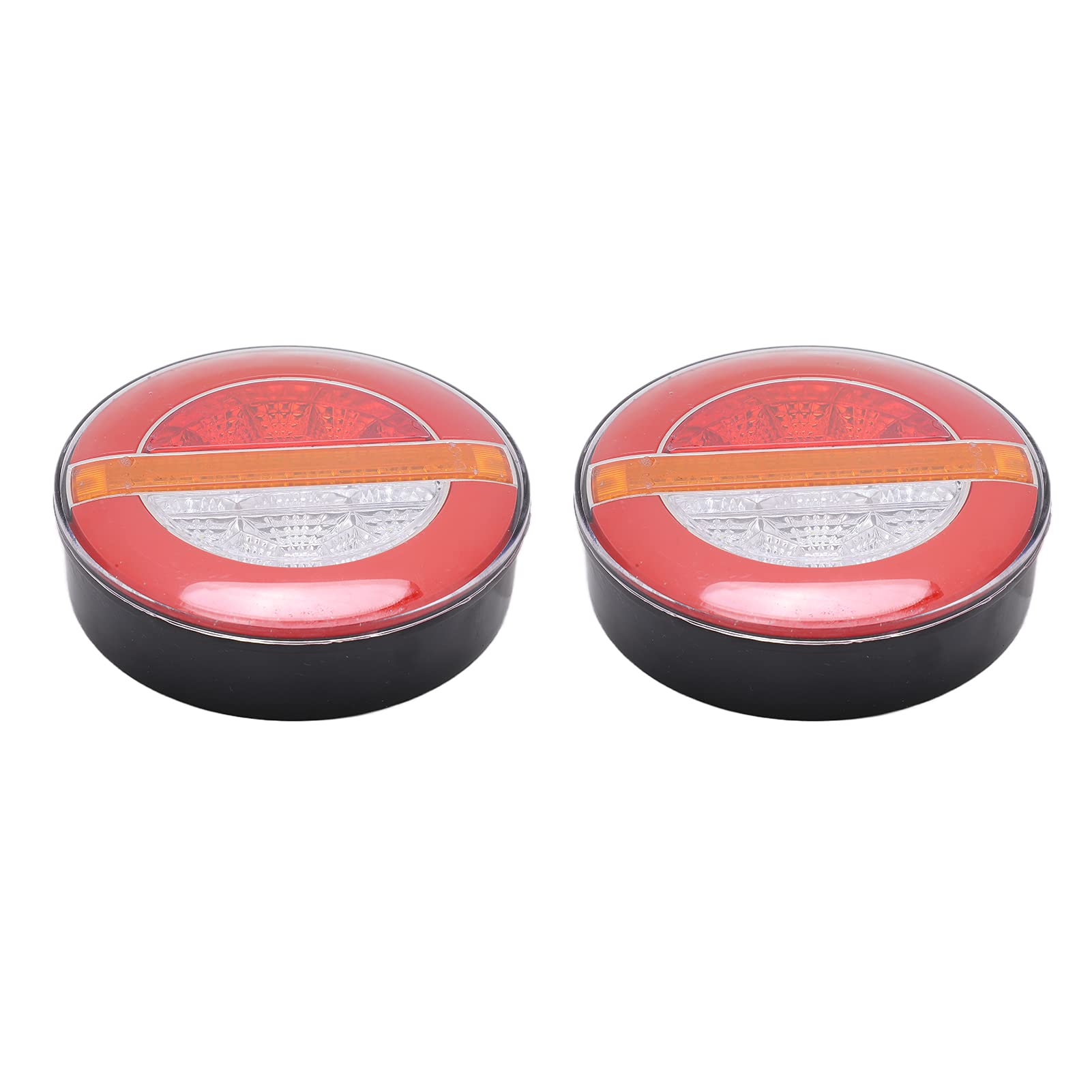 Acouto 2PCS LED Tylne Tylne światła 24 V Zamknij Wskaźnik Hamulca Lampa Zatrzymana Ipx6 dla Przyczepy Ciężarówki RV Ogon Lightturn Lampa - Lampeverse Lamptrold Ogonowa