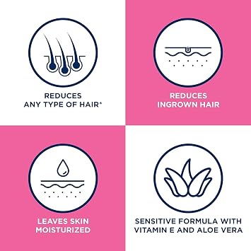 Veet Gel Hair Remover Cream, Sensitive Formula, 13.5 oz (Pack of 7)