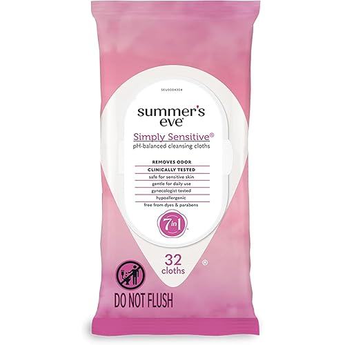 Miniatura 14 de Summer's Eve Blissful Escape - Toallitas femeninas, fórmula suave con pH equilibrado que ayuda a controlar el olor vaginal, paquete resellable, 32