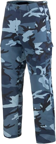 Mil-Tec US Ranger Hose Typ BDU • Herren Cargohose mit 6 geräumigen Taschen • Taktische Hose mit verstellbarem Kordelzug & Gürtelschlaufen • Robuste Feldhose für Outdoor, Arbeit & Freizeit - 3