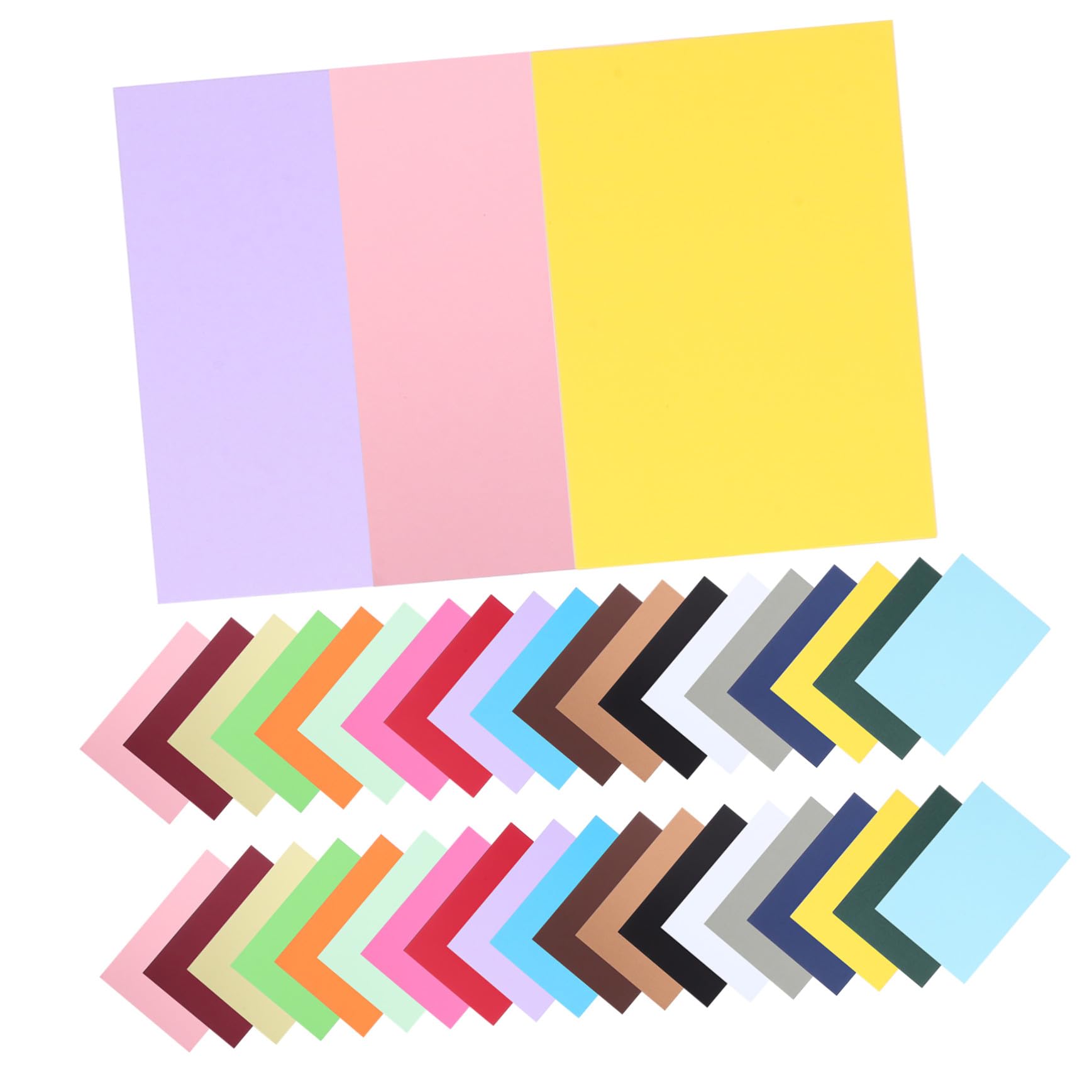 Homoyoyo 100fogli Carta per Origami Fai da Te di Materiale Cartaceo Sicuro Leggero e Compatto per Uso Domestico e Portatile per Creare Oggetti Artigianali Famiglia e Amici