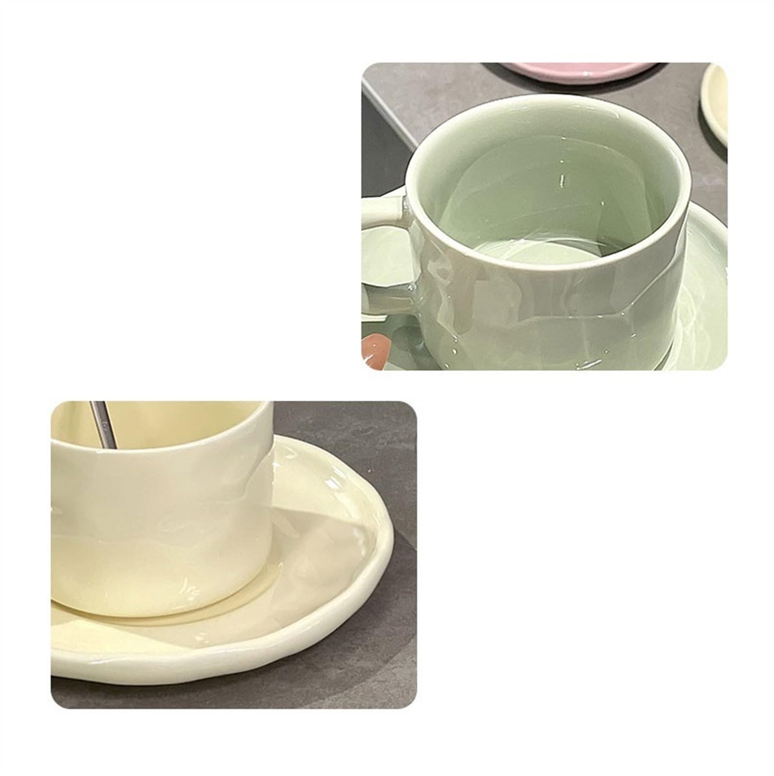 Filiżanka do kawy Latte Filiżanki do kawy wysokiej jakości wykwintne europejskie popołudniowa herbata zastawa stołowa ceramiczne wysokiej jakości kubki i spodki zestaw filiżanek do herbaty