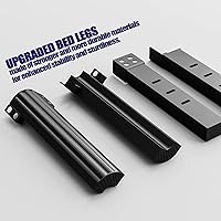 Vista 8 de Hunlostten 14in High King Bed Frame No Box Spring Needed, Heavy Duty King Platform Bed Frame with Round Corners, Easy Assembly, Noise Free, Black