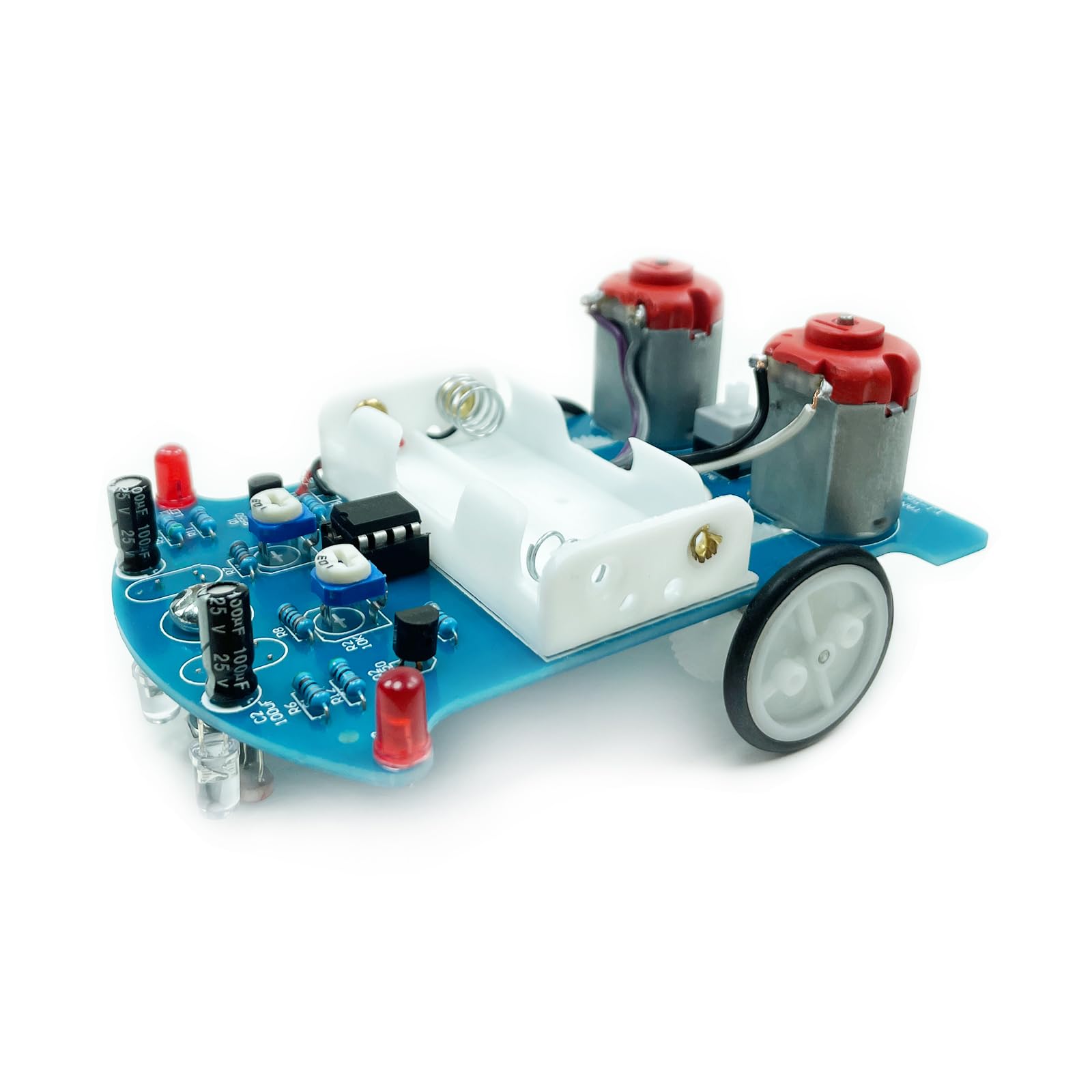 EIELE Intelligent Track Track Wagon Soldering System Track Track Car for Teenagers, Adults and Beginners for Practice Soldering (Soldering Required)