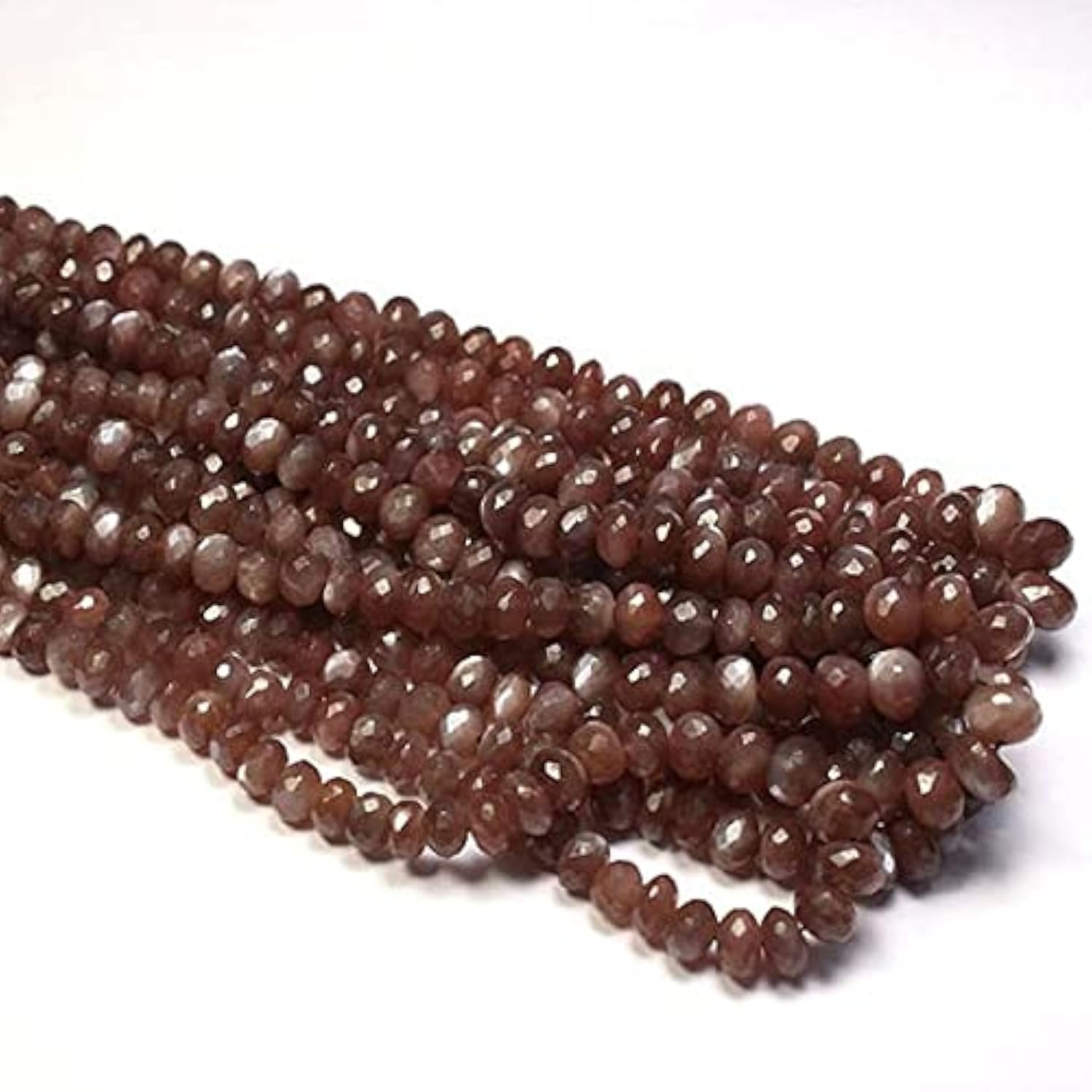 Pierre de lune chocolat LKBEADS créez des bijoux personnalisés sans défaut