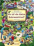 L x B x H: 31x23x1 cm Mein großes Wimmel-Guckloch-Buch - Wo ist die kleine Bohrmaschine? (Wimmelbilderbücher)