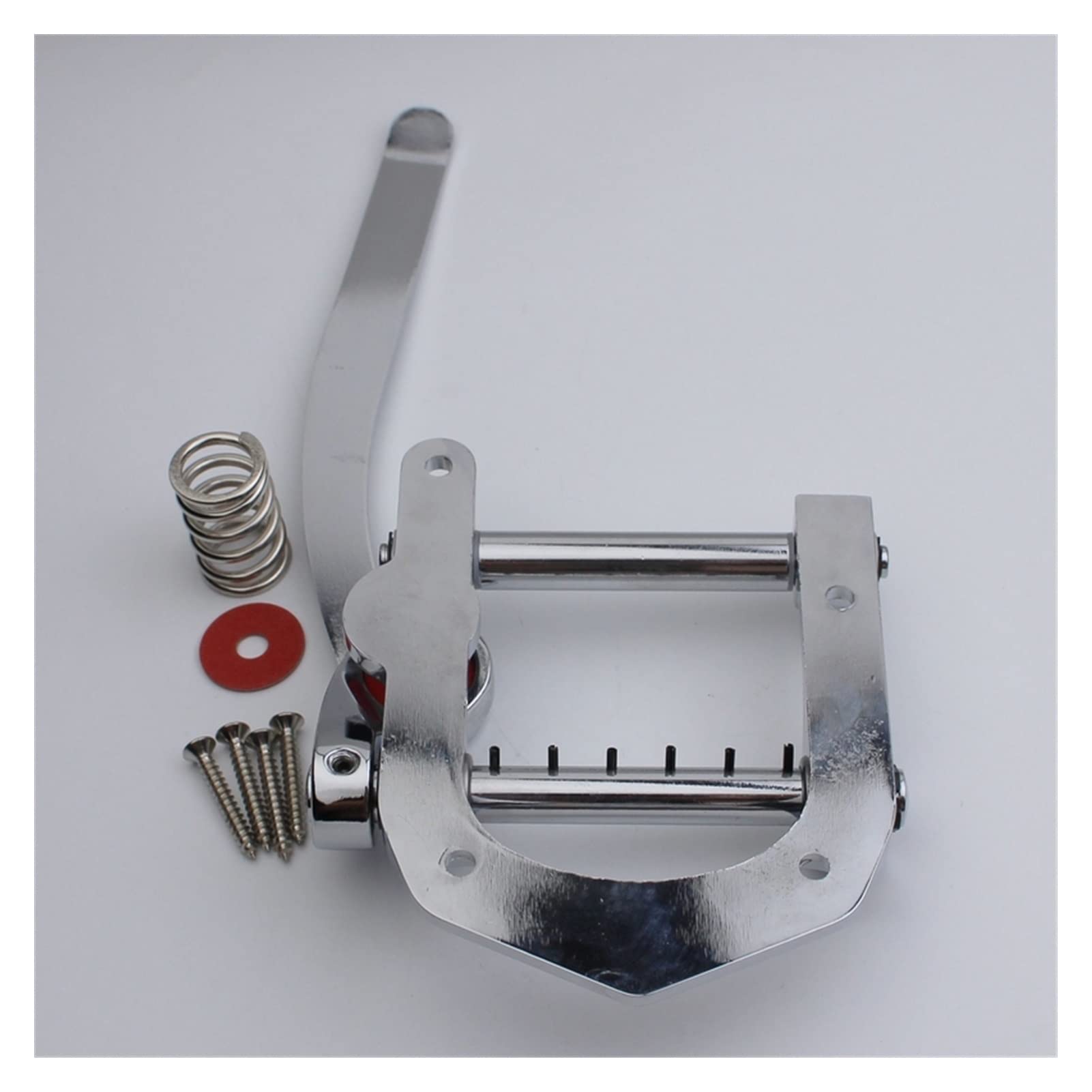 Cromato Chitarra Elettrica Tremolo Vibrato Bridge Piatto Top Body Guitar Coda Per Chitarra Elettrica Sostituzione delle parti ponte
