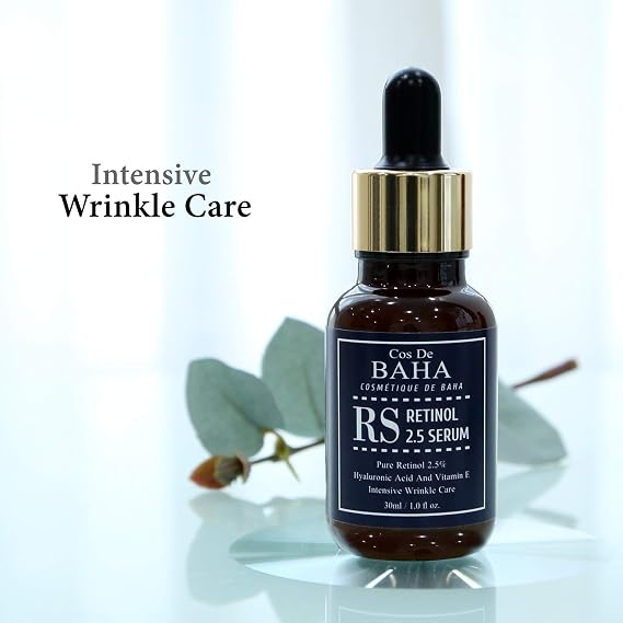 Retinol 2.5% Solution Facial Serum with Vitamin E - Facial, Age Spot Remover, High Strength Solution for Face without a Prescription, 1 Fl Oz (30ml)