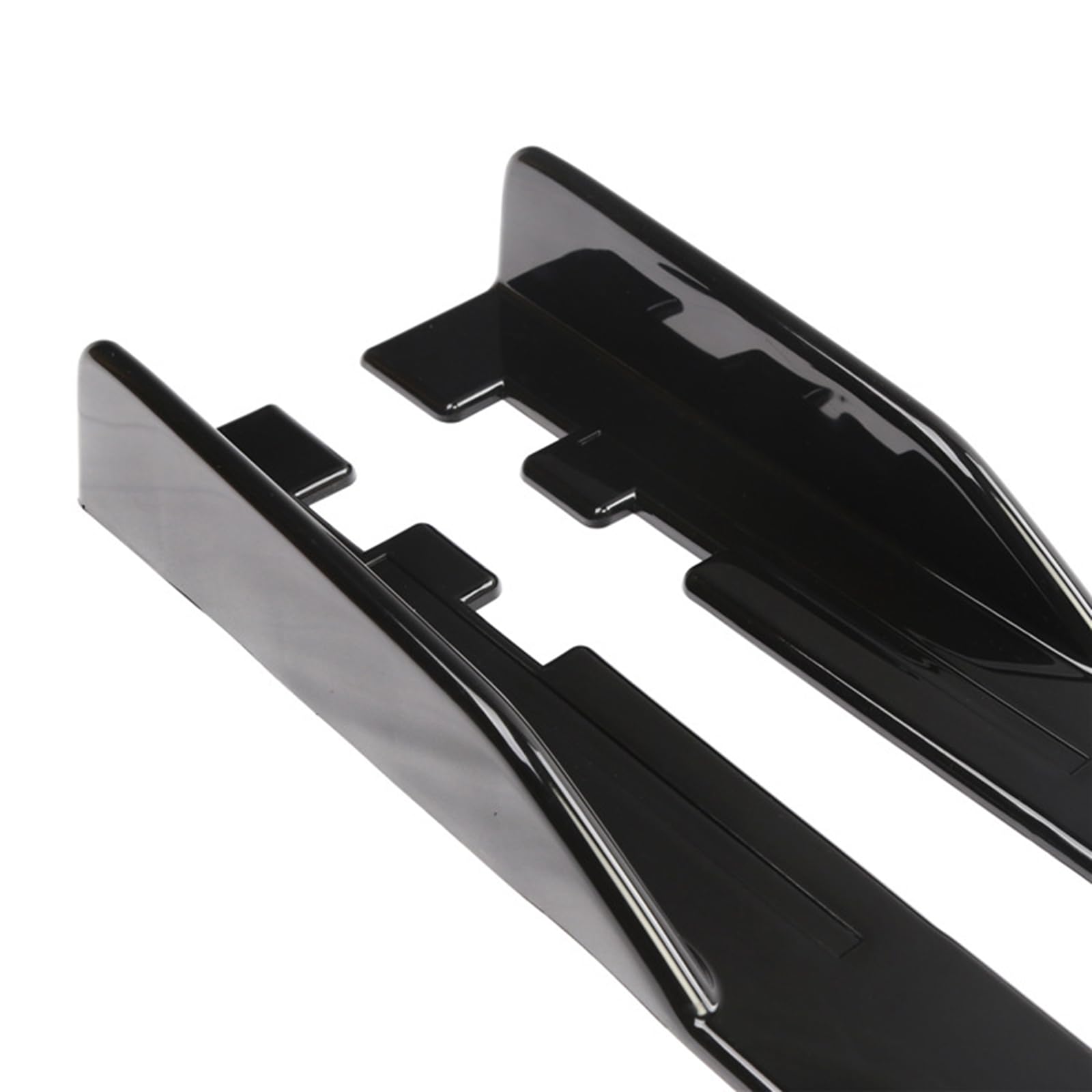 UNIVERSAL SIDE SKIRT EXTENSION BLADES ROCKER SPLITTER 74CM CARBON FIBRE-PGT1 Bod