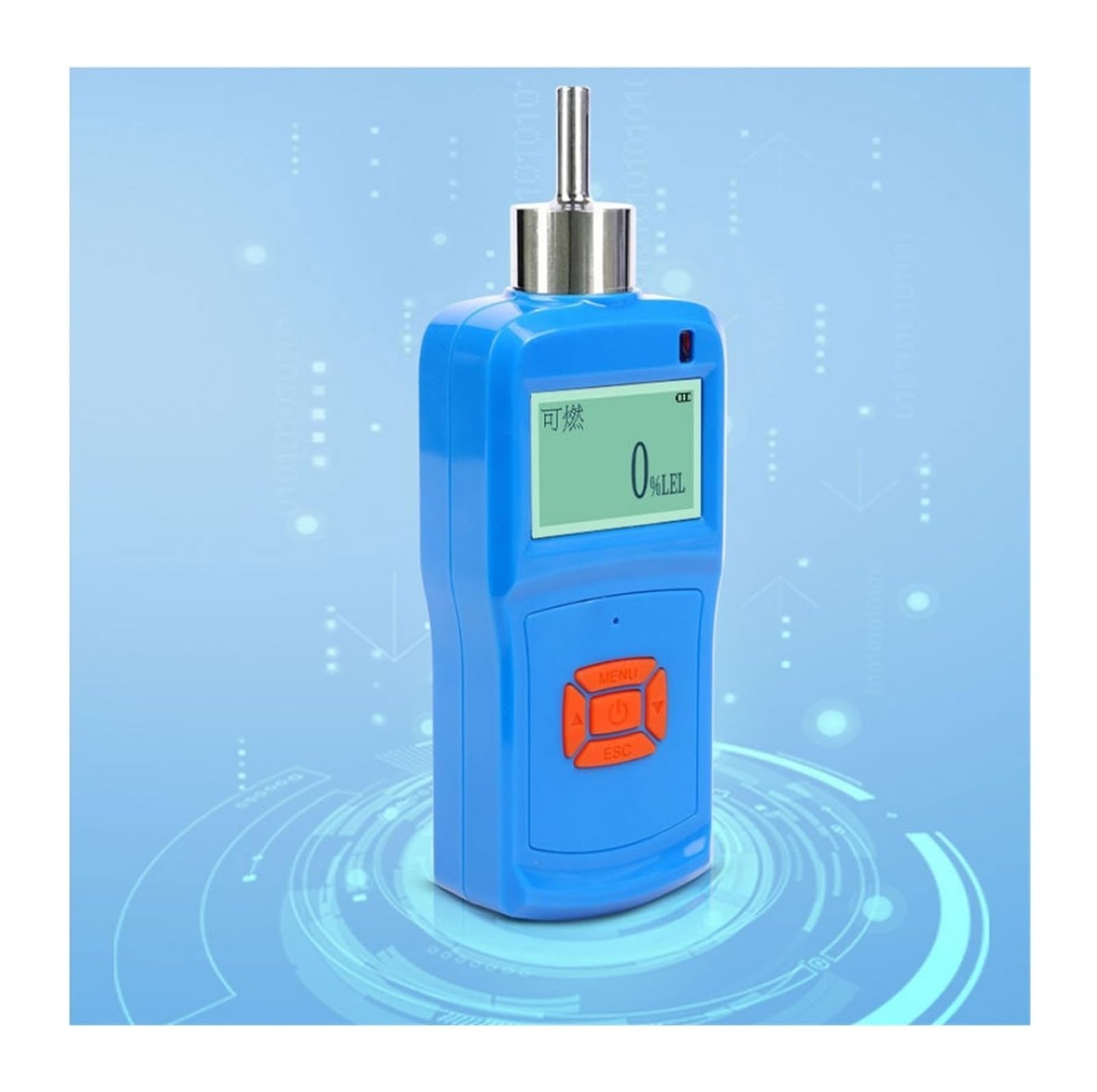 Gasdetektor, Tragbares Alarmgerät mit Pumpensaugfunktion, brennbarem Sauerstoff, Schwefelwasserstoff und Kohlenmonoxid-Gasdetektor für Arbeit, Zuhause(Formaldehyde)