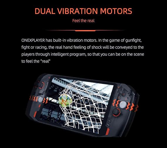 QUJUSO OnexPlayer 1S 8.4 Handheld Game Console Portable PC Mini Laptop UMPC Win 11 AMD Ryzen 7 5700U 16GB LPDDR4 RAM/1TB NVMe M.2 SSD