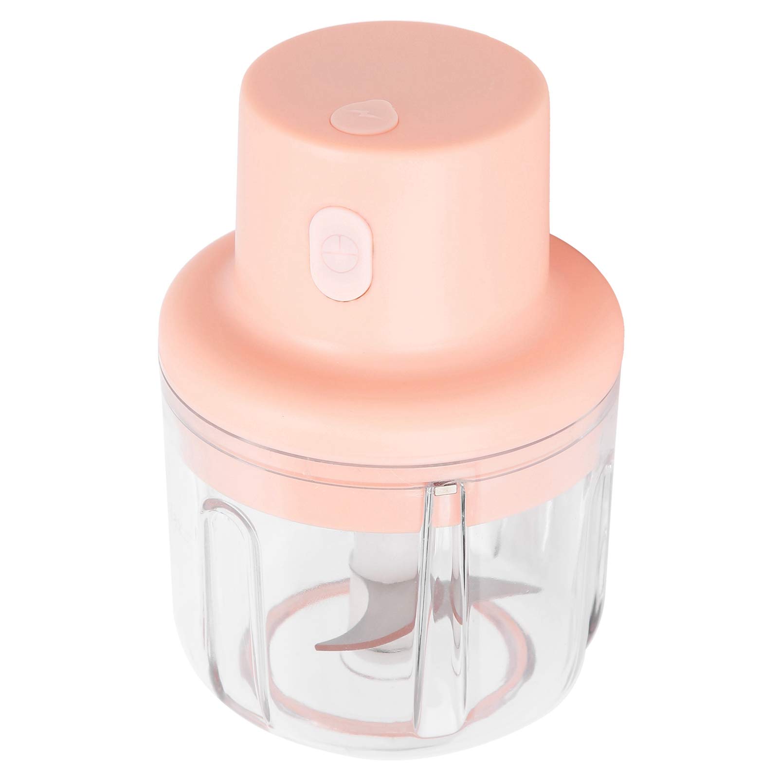 Mini Electric Food C, 250ml Electric Garlic C Portable Vegetable Meat Mincer Meat Grinder Pink Grinder Food C