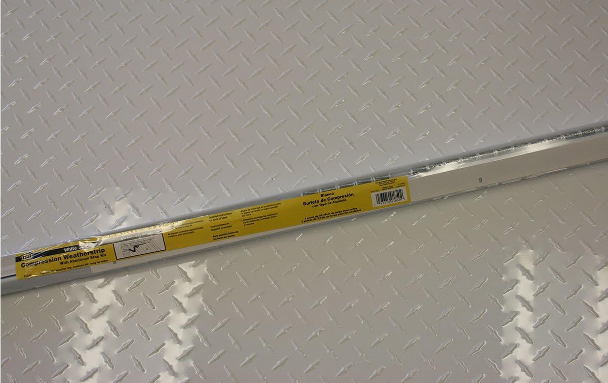 M-D Building Products 01610 Beige Vinyl with Magnetic Strip Top and Sides Door Seal Kit for Steel Doors