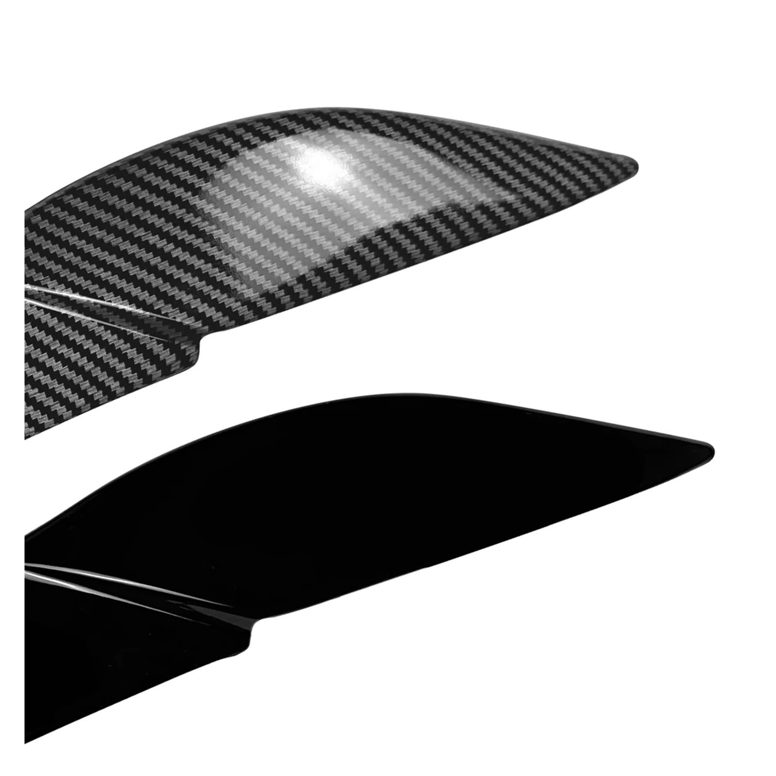 Adesivo for sopracciglia anteriori, copertura for palpebre dei fari laterali, compatibile con BMW Serie 4 G22 G23 G26 M3 M4 G80 G81 G82 G83 2020-2025(Gloss black)