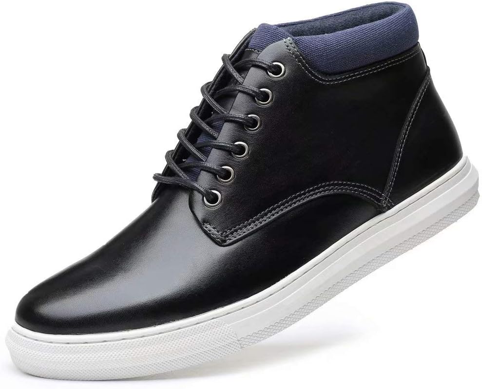 Tênis moderno, sapatos Oxford originais casuais com cadarço para homens, branco