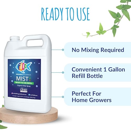 Miniatura 7 de FOOP Mist listo para usar recarga spray foliar orgánico acelera el crecimiento de las plantas reduce el estrés de las plantas proporciona un amplio