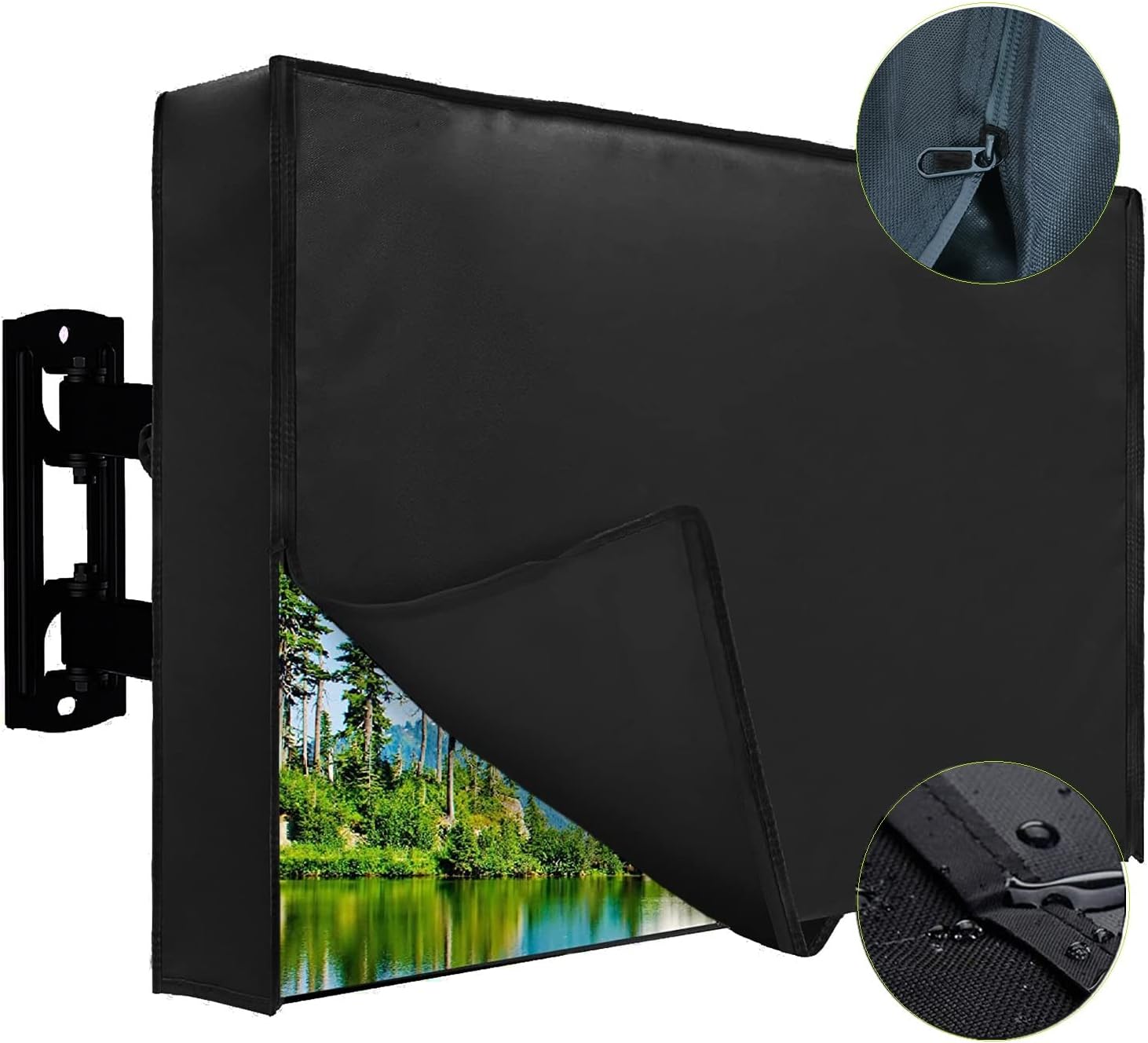 LEFUS TV Cover, Outdoor TV Cover, Waterproof TV Cover for Outside, with