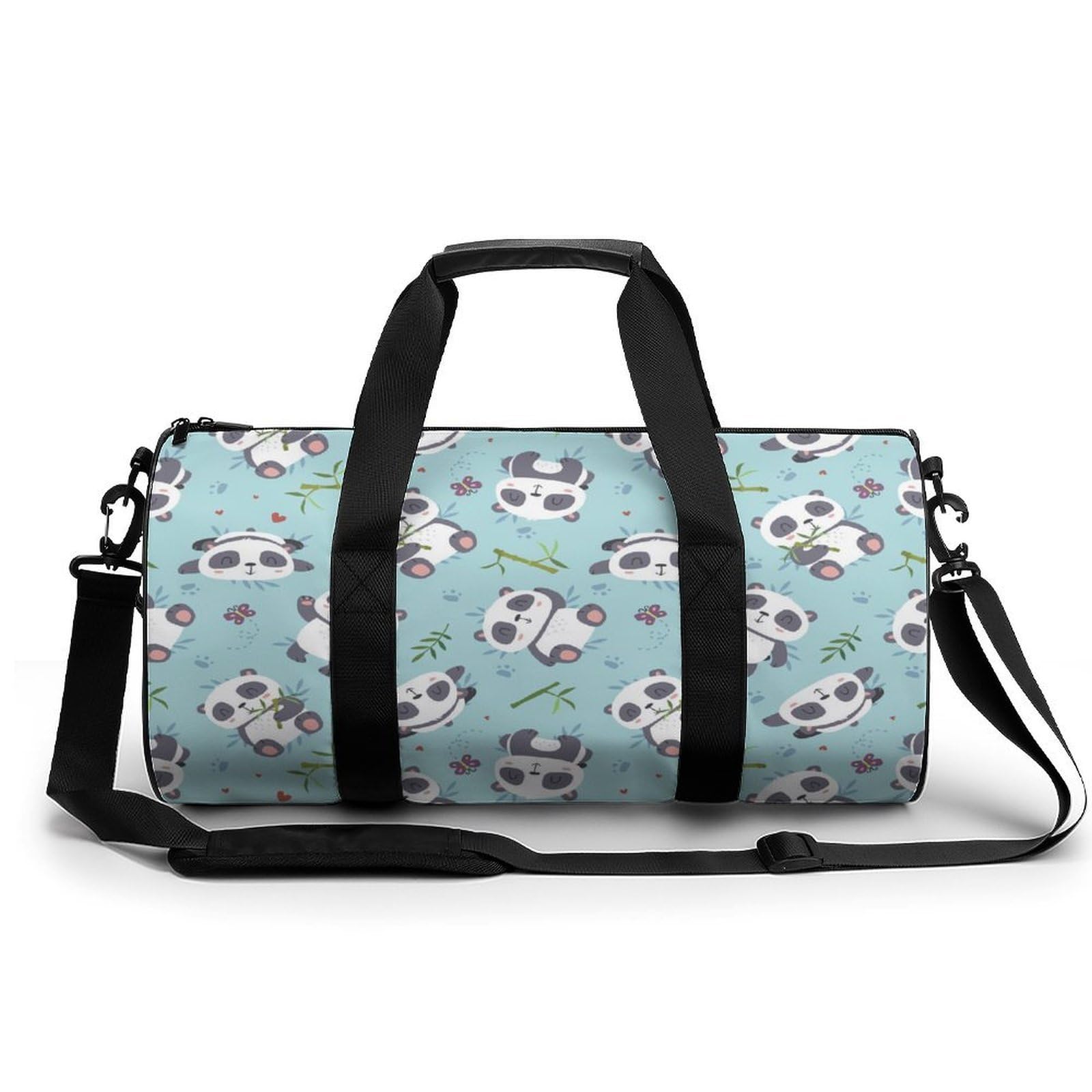 Duffel bag panda léger de 45cm avec sangles confortables pour gym - 8