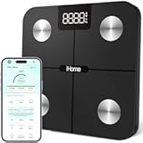 Digital WiFi Smart Scale for Body Weight, Weight Scale, Including BMI, Body Fat, Muscle Mass, Batteries Included (Black Smart WiFi)