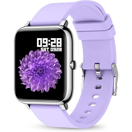 Smart Watch, KALINCO Fitness Tracker with Heart Rate Monitor, Blood  Pressure, Blood Oxygen Tracking, 1.4 Inch Touch Screen Smartwatch Fitness  Watch for Women Men Compatible with Android iOS (Purple) : Electronics