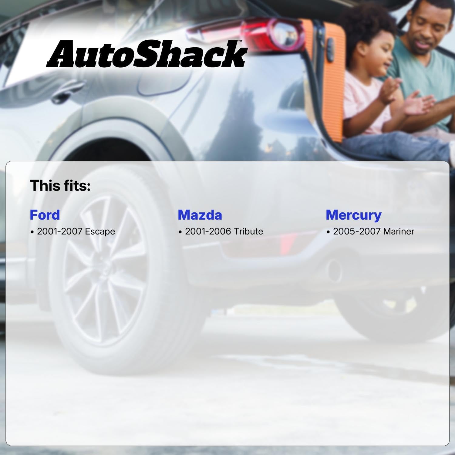 AutoShack Front and Rear Complete Strut & Coil Spring Assemblies & Shock Absorbers - Driver and Passenger Side for Ford & Mazda, Escape 2001-2007 Tribute 2001-2006, FWD 4WD L4 2.0L 2.3L V6 3.0L