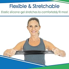 ViveSole Silicone Heel Protectors (2 Pairs) - Gel Guard for Women and Men - Moisturizing Relief for Blister, Cracked Foot, Plantar Fasciitis, Spurs - Soft Cushion Support - Protective Insert Sleeve