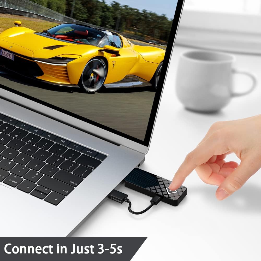 Mpiolife Wireless HDMI Transmitter -Only TX (Transmitter) - 5G/2.4G Portable HDMI Wireless Video Transmitter for Streaming Video from Laptop/PC to TV/Projector/Monitor