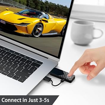 Mpiolife Wireless HDMI Transmitter -Only TX (Transmitter) - 5G/2.4G Portable HDMI Wireless Video Transmitter for Streaming Video from Laptop/PC to TV/Projector/Monitor