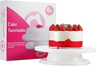 Cake Decorating Display Stand -11 Inch Rotating Cake Stand Professional Rotating Icing Turntable