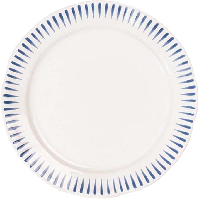 Juliska Sitio Stripe Side/Cocktail Plate - Delft Blue