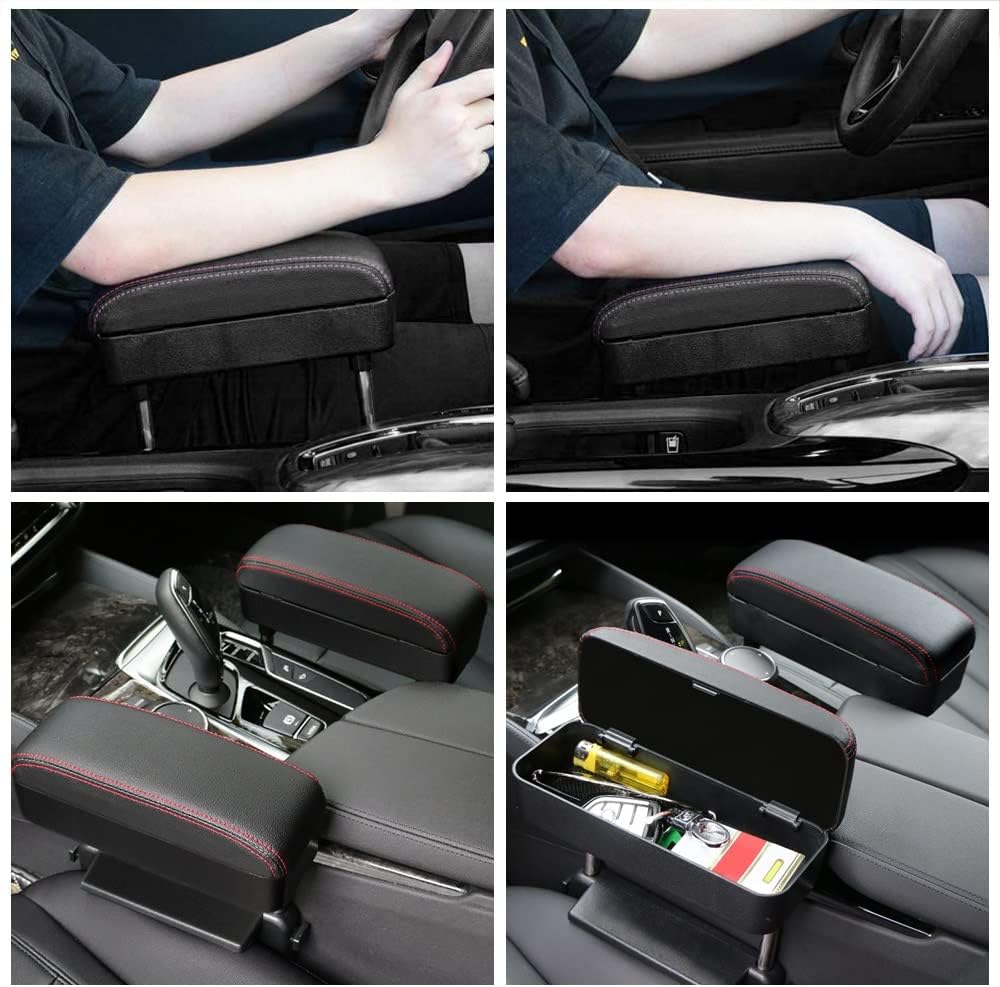 Car Center Console Armrest Glove Box Handrail Case Organizer Box, For Land Rover, For Freelander Elbow Support Adjustable