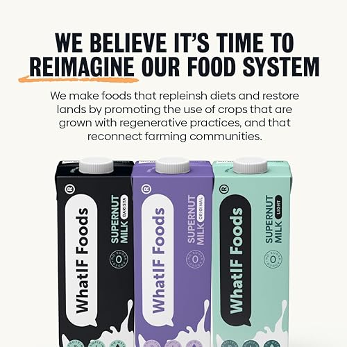 Miniatura 6 de Leche original Supernut  Leche a base de plantas sin azúcar  Vegana, sin gluten, sin lácteos, fortificada con vitamina D y B, 33.8 onzas líquidas