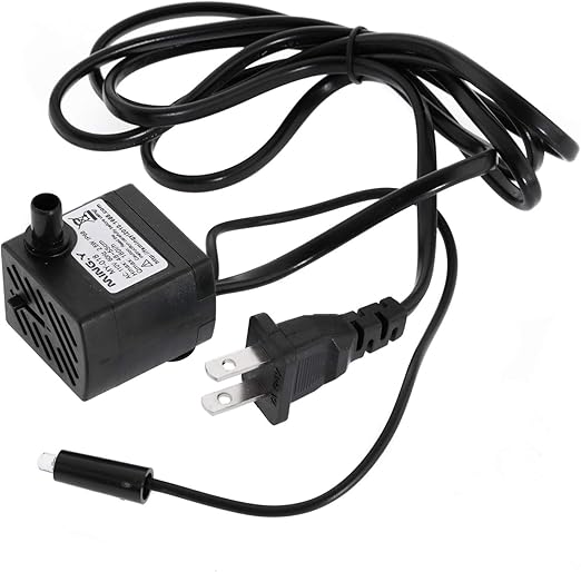 WICHEMI Fountain Pump with Light Indoor Fountain Water Pump