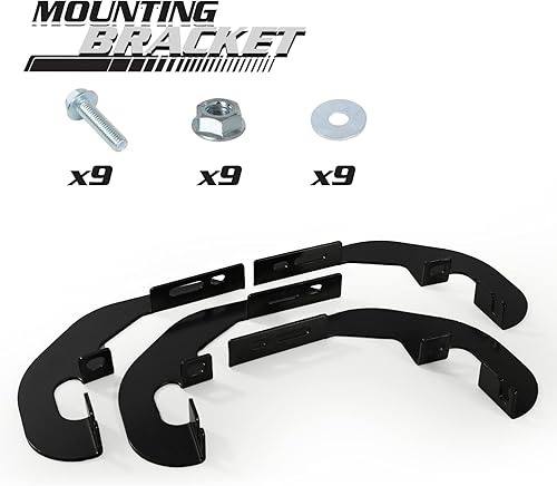 Miniatura 2 de M-AUTO Estribos laterales de repuesto de 6 pulgadas para Chevrolet Silverado GMC Sierra 1500 2500HD 3500HD 3500HD 2020 2021 2022, estilo de fábrica,