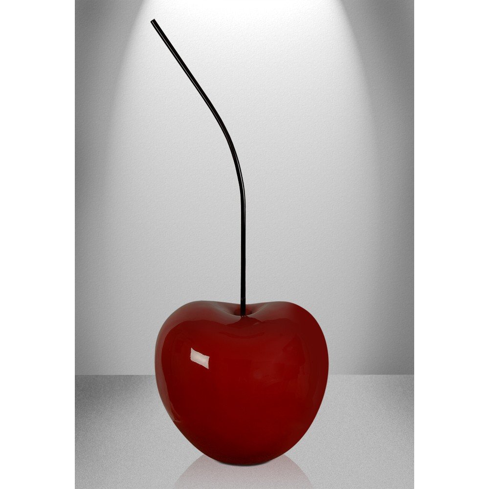 Cerezas grandes Escultura Pop Art en resina lacada