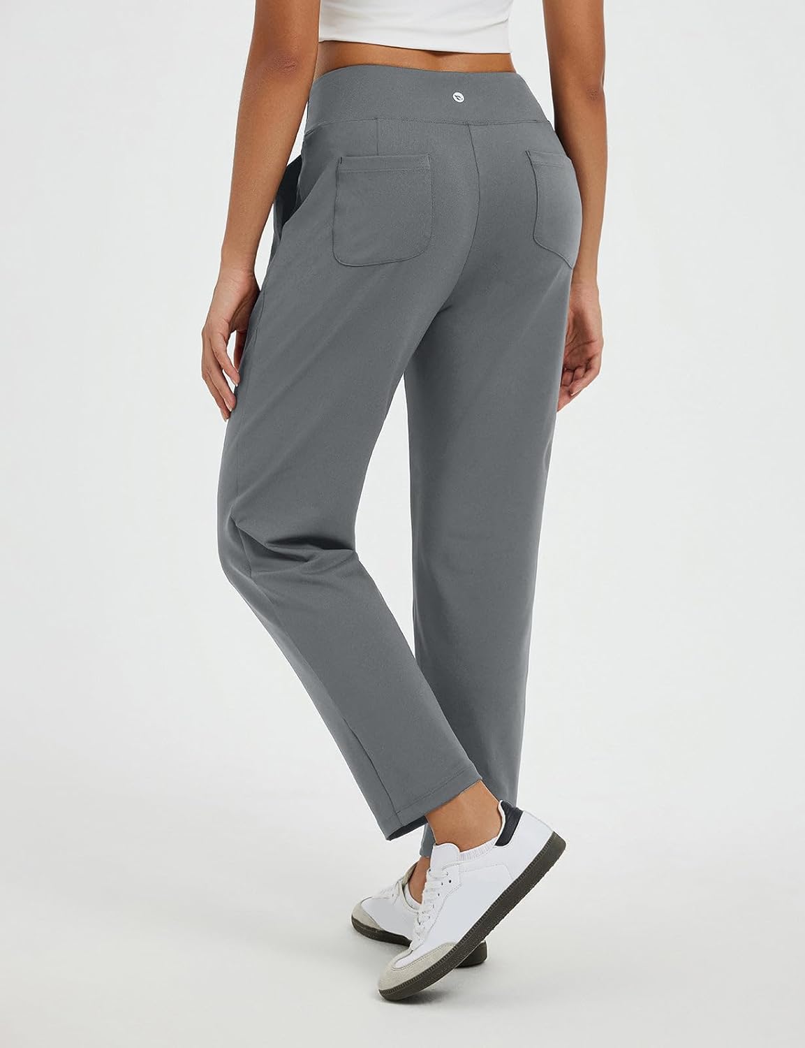 baleaf Womens Travel Pants Stretch Ankle Golf Pants with Pockets Comfy Petite Business Casual Dressy Work Slacks - Image 2