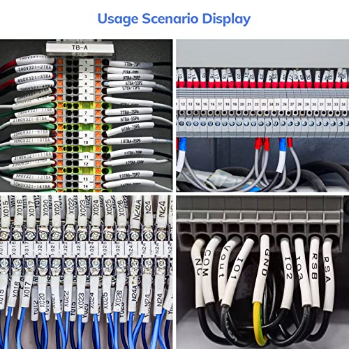 NineLeaf 3 Pack Compatible for Brother Heat Shrink Tube Label Tape 5.8mm HSe-211 HSe211 HS211 HS-211 HSE Black on White for P-Touch PT-E300 E500 E550W E800W P900 H500 Label Maker use in Cables Wires - Image 6