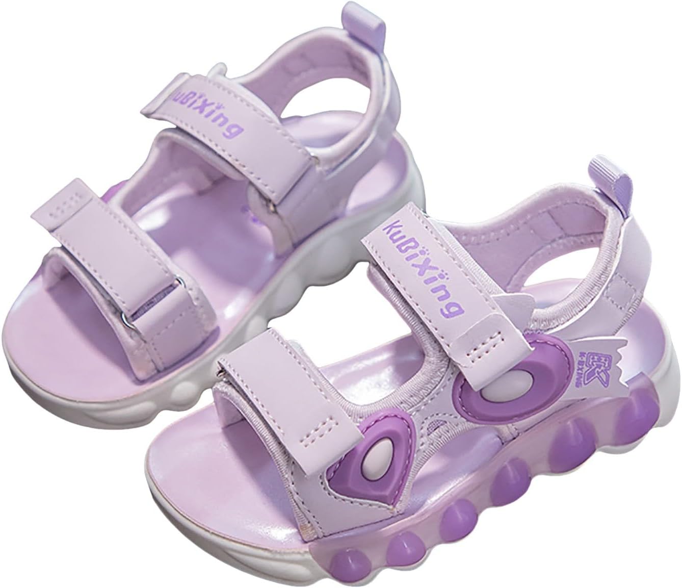 IWIHMIV Toddler Water Sandals Girls Comfortable Thick Sole Hiking Sandals Casual Outdoor Lightweight Walking Shoes