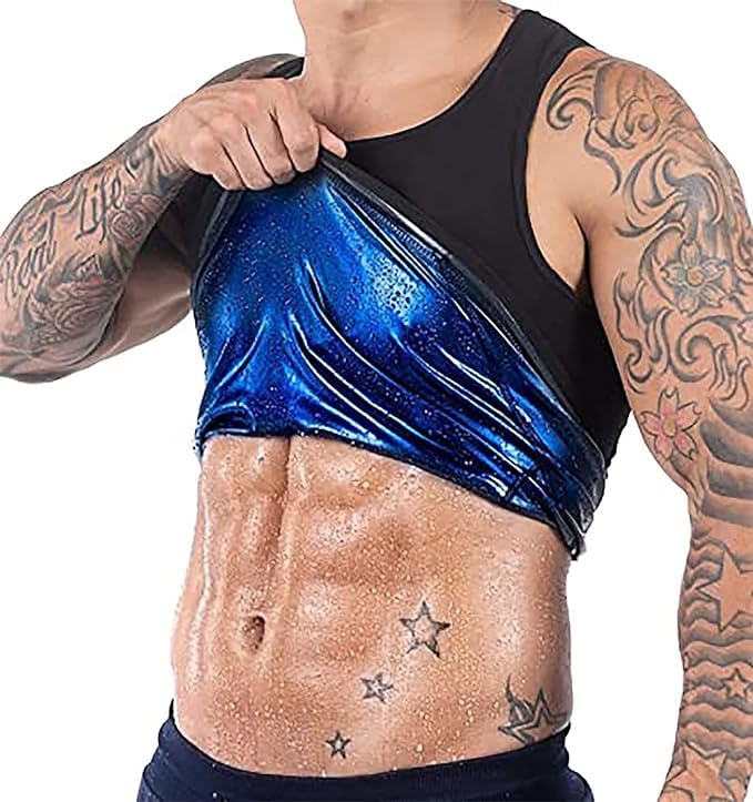 RUHANI Sweat Shaper Men’s Premium Slimming Shapewear Workout Sauna Tank Top Vest for Gym Sports (L/XL) Black (B0CYTBYGC4) Amazon Price History, Amazon Price Tracker