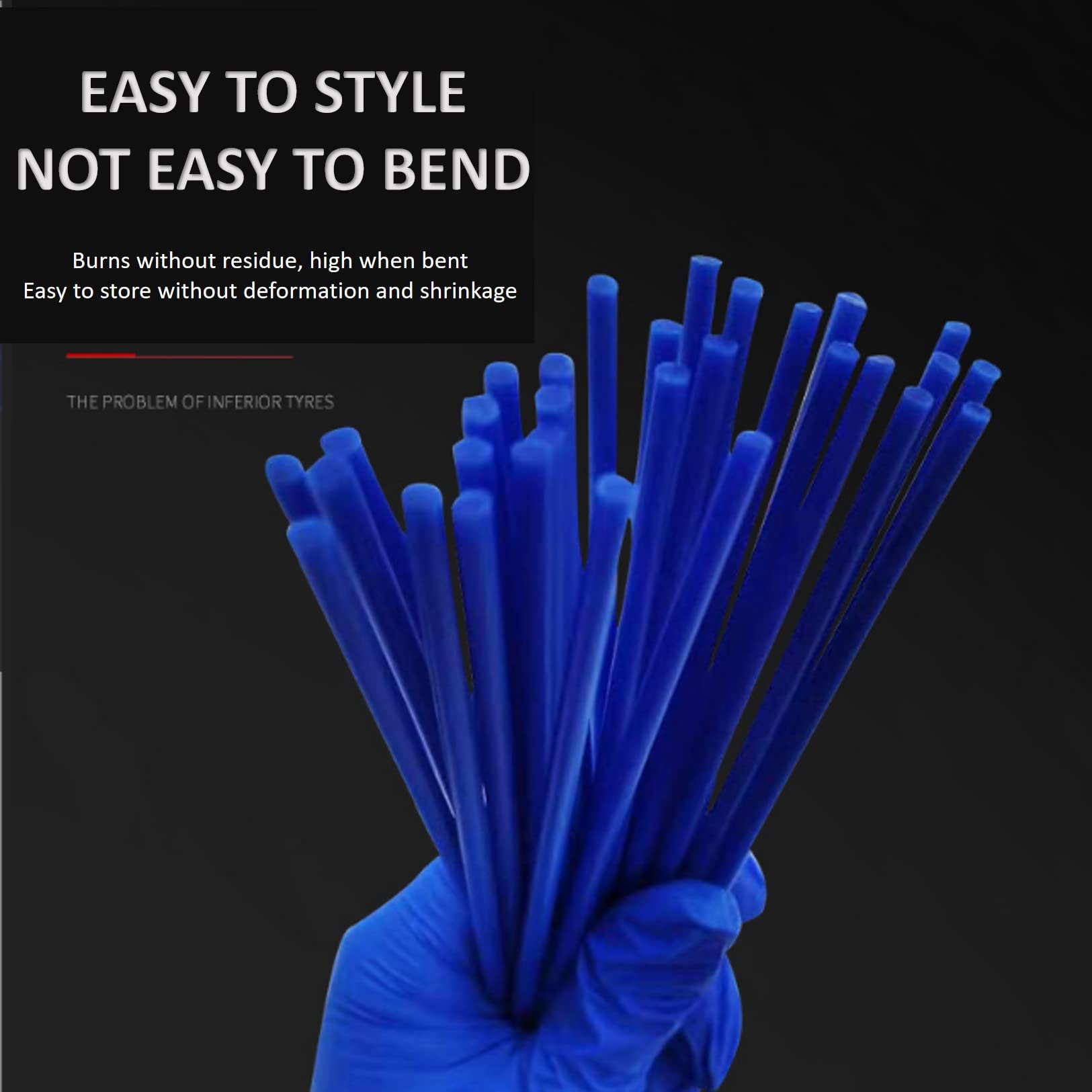 Ruining Casting Wax Line Wire, 2.5mm Jewelers Wax Wire Jewelry Design Wax Dental Wax Making Investment Wax Carving Wax Moulding Wax Line f - Image 2