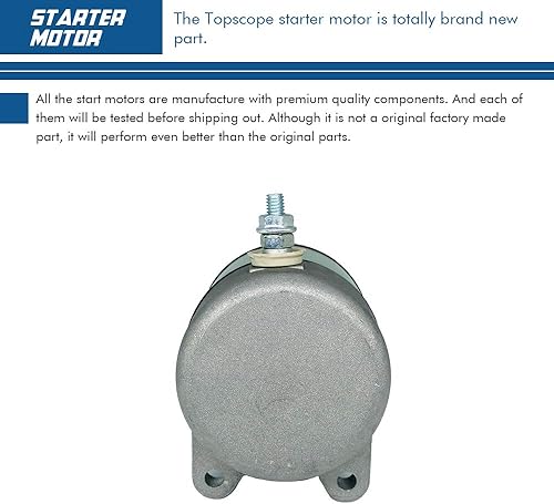 Miniatura 4 de Motor de arranque para Honda 350 Four Trax FourTrax Rancher 2000-2006 TRX350FM TRX350TE TRX350TM con repuesto OE # 410-54038 18607 HA-116 495753