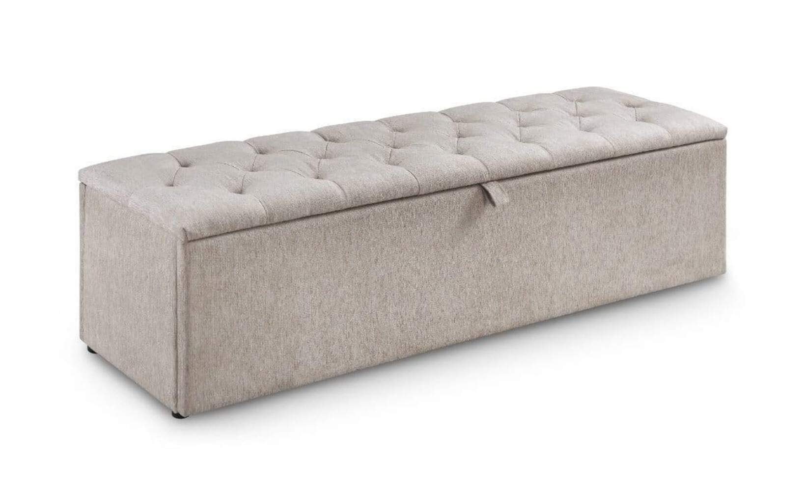 Julian Bowen Mink Chinelle Ravello Blanket Box - Storage Benches