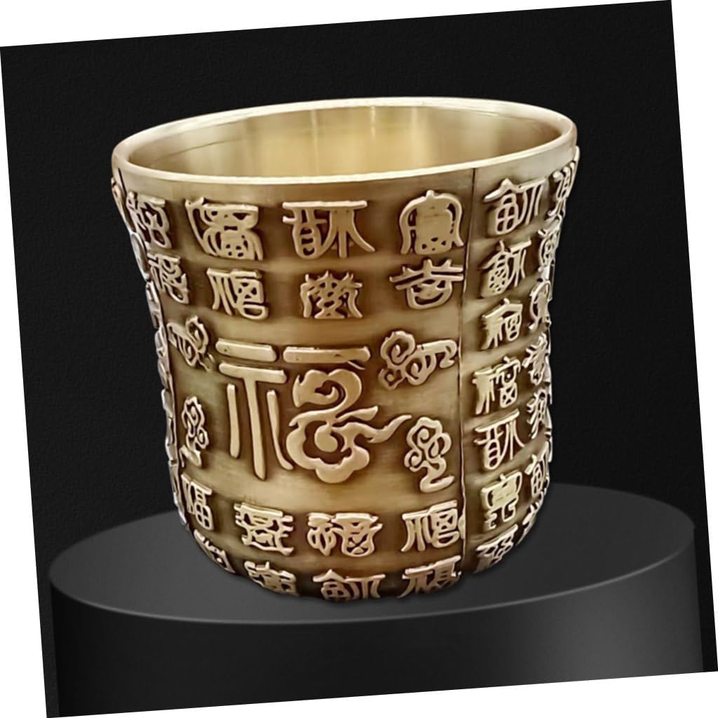 STOBAZA Fortunate Cup Copper Ornament for Home Desktop Decoration Display image 5