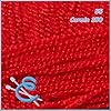 OMEGACRYS [100grs] - by Omega - Fine Crystal Yarn Great for All Crafts - Color 55-Carmine Red 250 #1